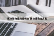 区块链物流改造概念 区块链物流方案