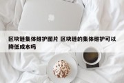 区块链集体维护图片 区块链的集体维护可以降低成本吗